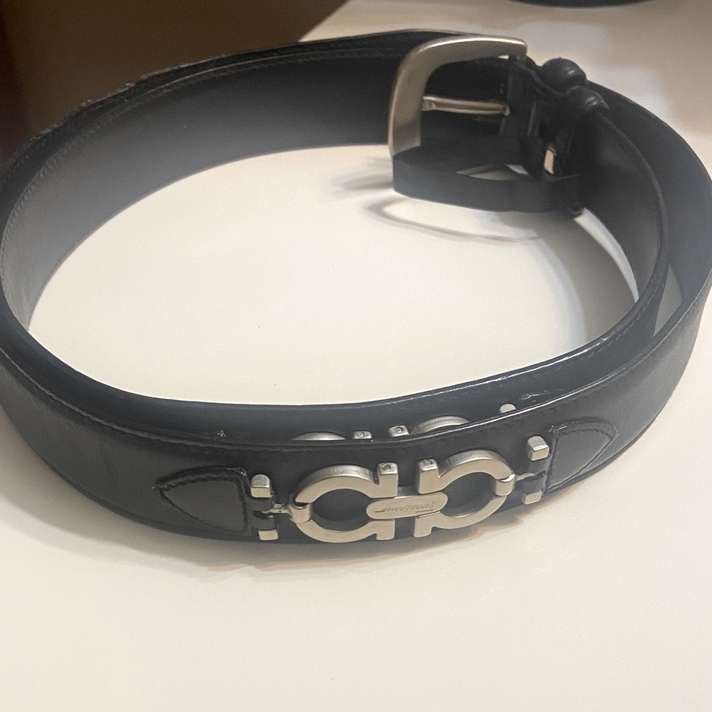 Salvatore Ferragamo Mens Leather Belt